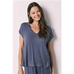 Pijama Capri viscosa suave azul