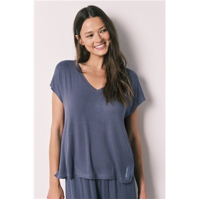 Pijama Capri viscosa suave azul