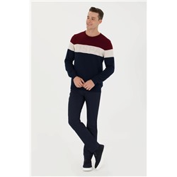 Erkek Lacivert Kanvas Pantolon