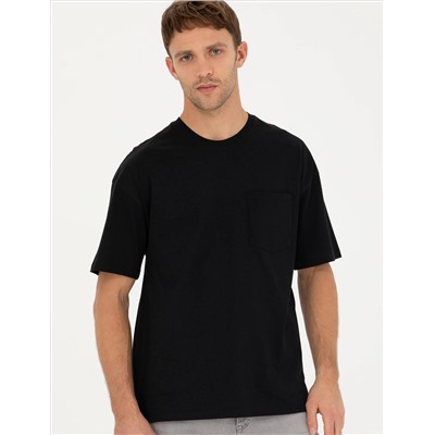 Siyah Comfort Fit Tişört