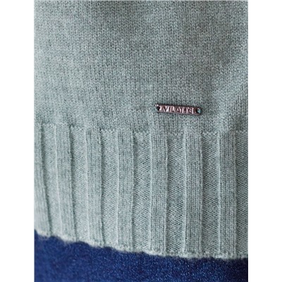 Джемпер с V вырезом из мягкой пряжи с кашемиром