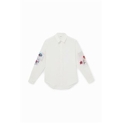 Camisa patch flores