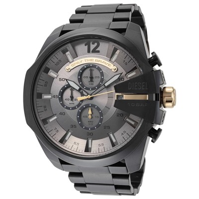 Diesel  Mega Chief Quartz Black Men's Watch