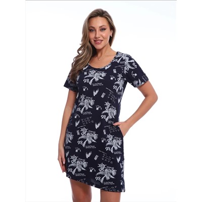 Футболка-туника удлиненная асимметричная с карманами Арт. 517