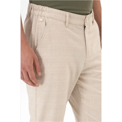 Erkek Camel Kanvas Pantolon