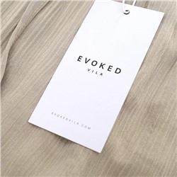 Широкие плиссированные эластичные брюки с высокой талией на резинке. Экспорт