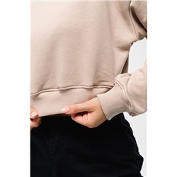 Свитшот 3 оверсайз короткий