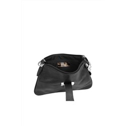 Bandolera de piel Negro - Firenze Artegiani