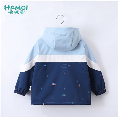 Плюшевая куртка для мальчиков осень и зима