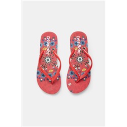 Chanclas baño suela estampada