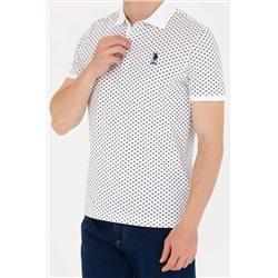 Erkek Beyaz Polo Yaka Tişört