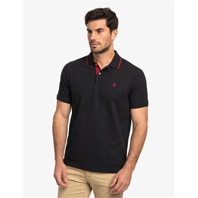 SLIM FIT STRETCH SOLID PIQUE POLO SHIRT