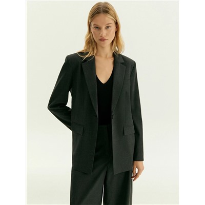 Однобортный жакет с разрезом на спине, ML758/spirit