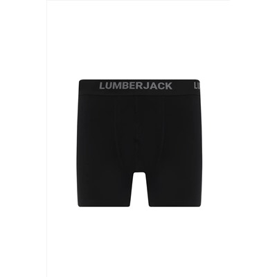 lumberjack MB DUZ 3LU 30NK301 5FX Siyah Erkek Boxer