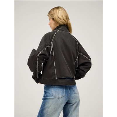 Серая Куртка "Гранж"