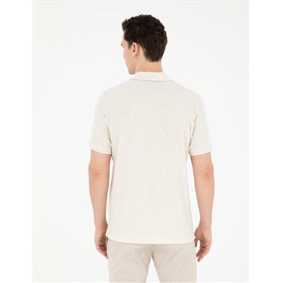 Bej Slim Fit Tişört