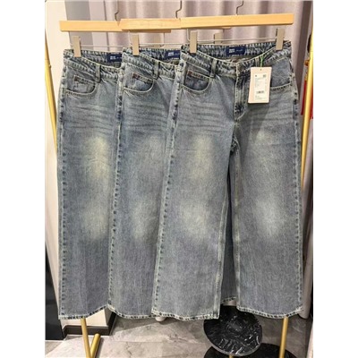 Женские джинсы MIS*S SIXT*Y прямого кроя в ретро стиле с низкой талией