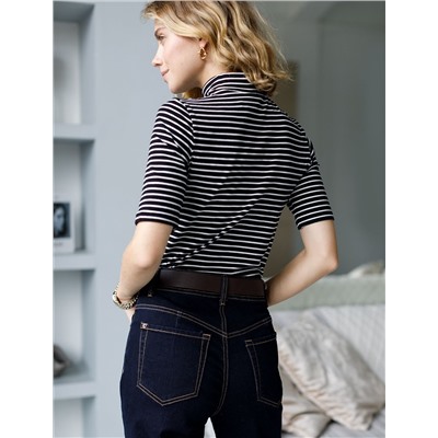 Водолазка из премиального хлопка с эластаном