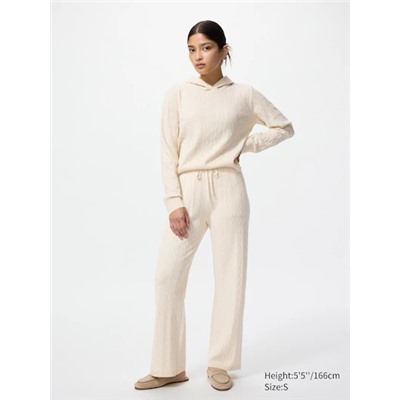 Моющиеся трикотажные брюки с косами