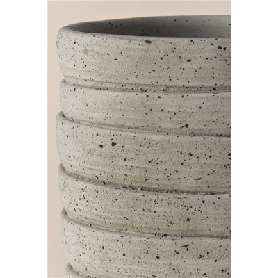 Ella Saksı - Soft Gri - 14 cm