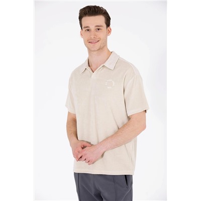 Erkek Taş Comfort Polo Yaka Tişört