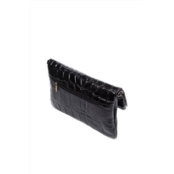 Bandolera de piel Negro