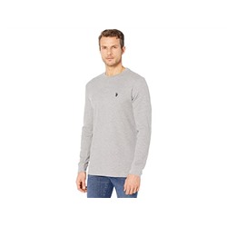 U.S. POLO ASSN. Long Sleeve Crew Neck Solid Thermal Shirt
