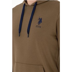 Erkek Haki Basic Sweatshirt