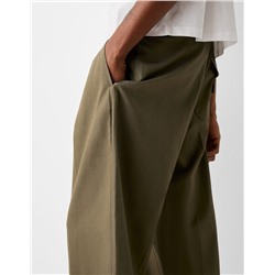 Tailored lyocell blend balloon trousers