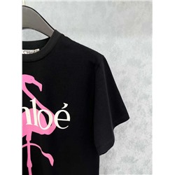 Стильная женская футболка классического кроя  Chlo*e