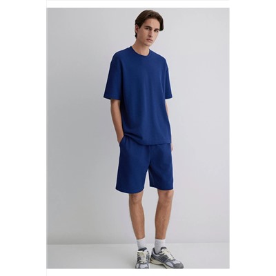 Mavi Basic Tişört Loose Fit / Bol Rahat Kesim 0612655-70722