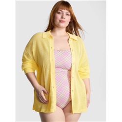 Crochet Button-Down Top