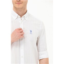 Erkek Mavi Uzun Kollu Gömlek