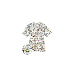 UA Create A World Print Scrub Top