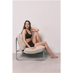 Top liso sin costuras marrón