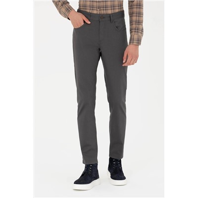 Erkek Antrasit Kanvas Pantolon