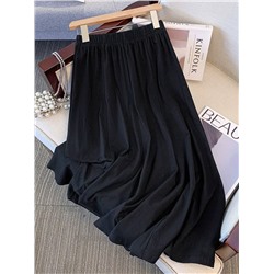 Трикотажная юбка для девушек Plus Size