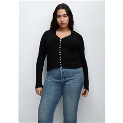 Jeans rectos costuras adelantadas