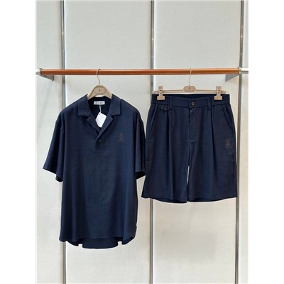 Мужские льняные шорты из комплекта    (5 цветов ) брунелл*о кучинелл*и