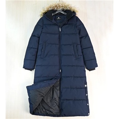 Женское зимнее толстое теплое ветрозащитное повседневное длинное хлопковое пальто