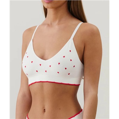 Sujetador bralette triangular sin costuras
