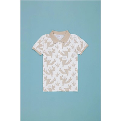 Erkek Çocuk Taş Polo Yaka Tişört