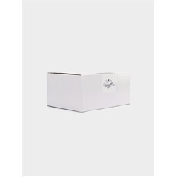 Масленка, 18х13 см, с ножом, сталь, прямоугольная, Vintage