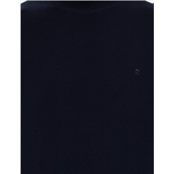 Lacivert Slim Fit Yarım Balıkçı Yaka Basic Triko Kazak