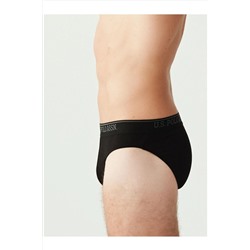 U.S. Polo Assn. - Erkek Battal Siyah 3 Lü Slıp