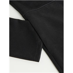 Kleid In Velourslederoptik