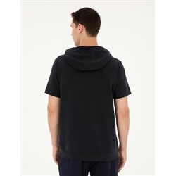 Siyah Regular Fit Sweatshirt