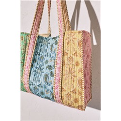 Bolso grande estampado multicolor