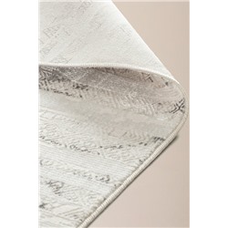 Beuil Halı - Beyaz/Gri - 155x225 cm
