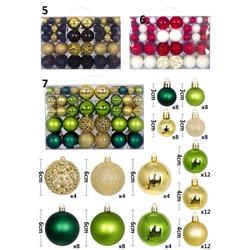 Огромный набор елочных шаров 🔴  Привозила такие каждый год. Шикарно как и для композиций/поделок, так и украсить елку в моно цвет